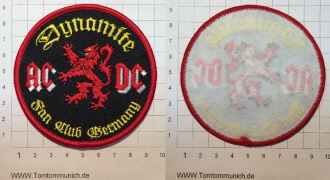 AC/DC Dynamite Fanclub Patch AC/DC Dynamite Fanclub Patch