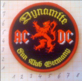 AC/DC Dynamite Fanclub Patch AC/DC Dynamite Fanclub Patch