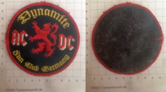 AC/DC Dynamite Fanclub Patch AC/DC Dynamite Fanclub Patch