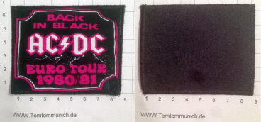 AC/DC Back in Black Tour Patch